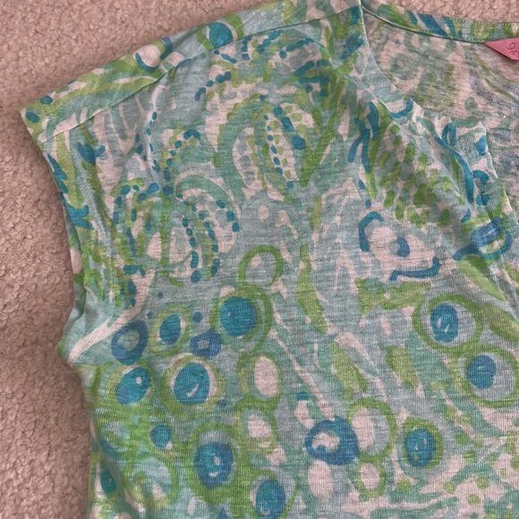 Lilly Pulitzer Linen Top - Picture 3 of 10